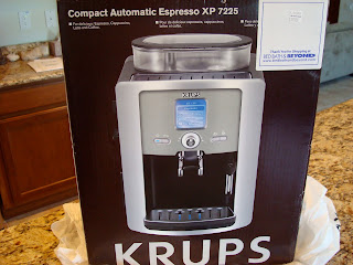 Krups Compact Automatic Espresso Maker in box