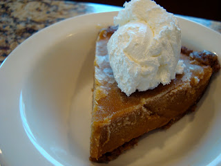 No-Bake Vegan Pumpkin Pie in dish topped with whipped cream