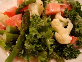Kale Salad with Vegan Slaw Dressing