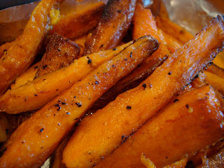 Stacked Sweet Potato Fries