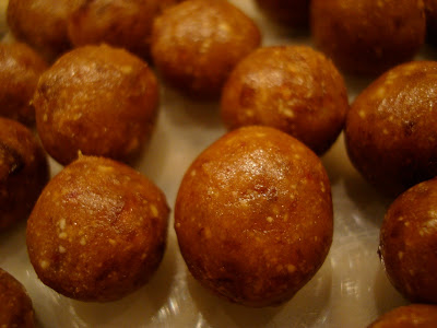 High Raw Vegan Sugar Cookie Dough Balls in container