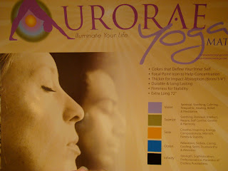 Close up of Aurorae Yoga yoga mat