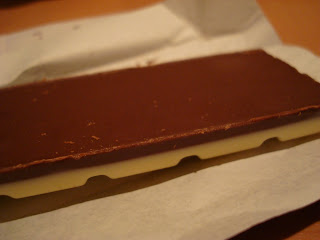 Regular chocolate side of cappuccino Themed Chocolate Bar