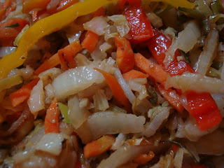 Close up of vegetables in Vegan Stir Fry
