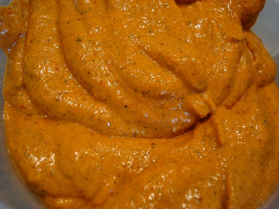Close up of "Spicy Doritos" Cheezy Dip