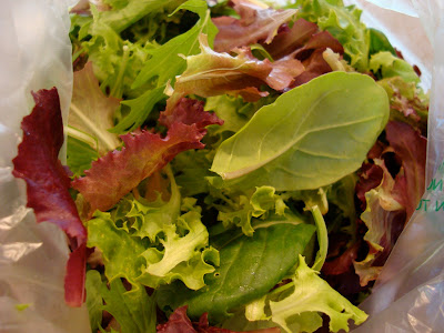 Baby greens in bag