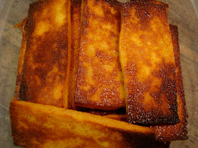Pumpkin "Bread" Honey Tofu stacked container