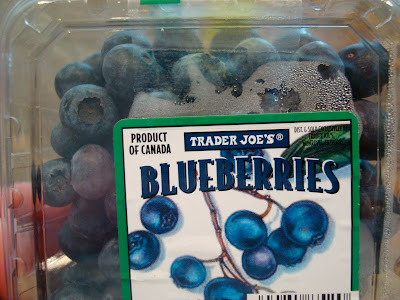 Container of Blueberries
