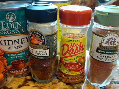 Close up of some ingredients needed to make Vegan Crock Pot Chili