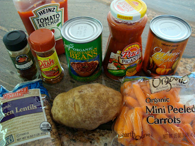 Ingredients needed to make Hearty Vegan Southwestern Sweet & Spicy Soup