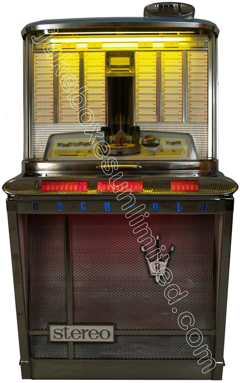 Jukeboxes Unlimited ® 1962 Rockola "Empress" Jukebox