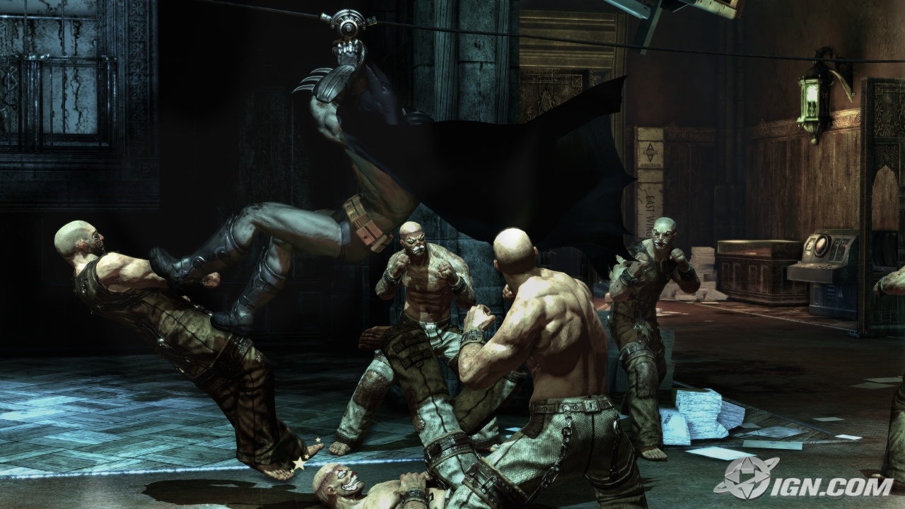 Batman glide kick