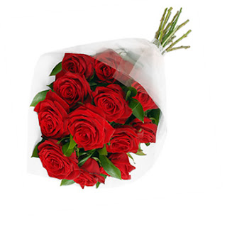Image of Classic Bouquet of Twelve Red Roses - SendRegalo.com ~ Send flowers to the Philippines, Send Roses to the Philippines