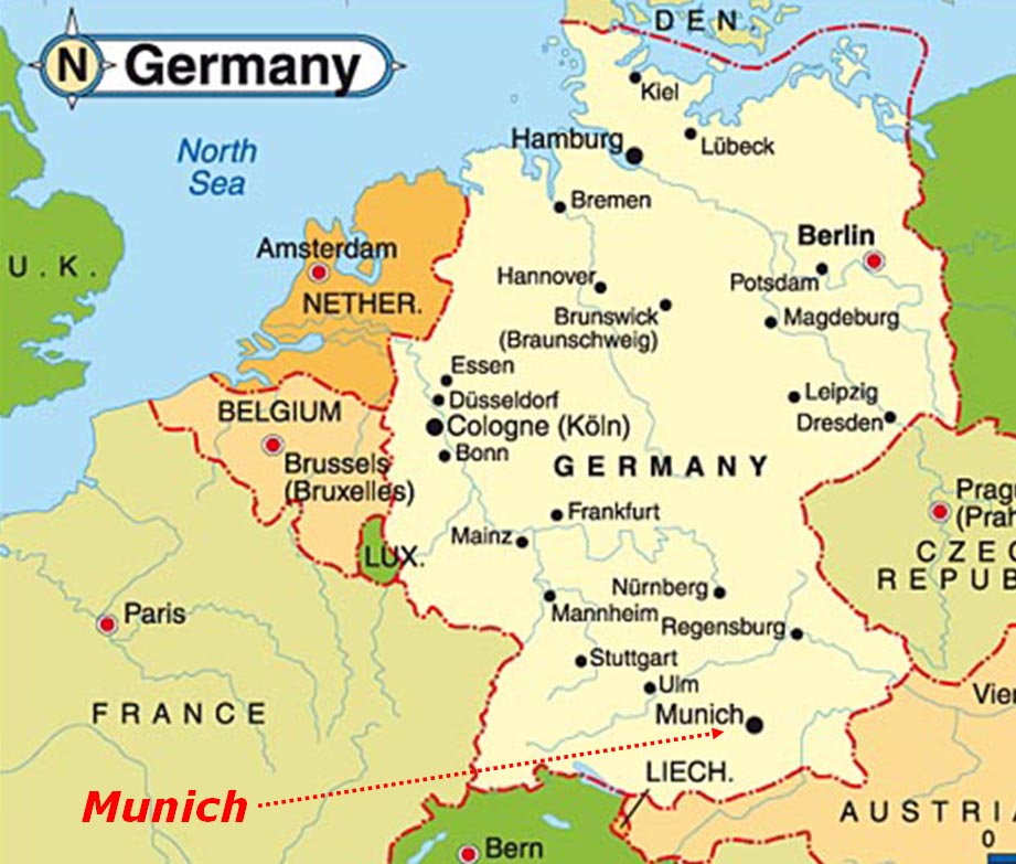 Munich Map 1945