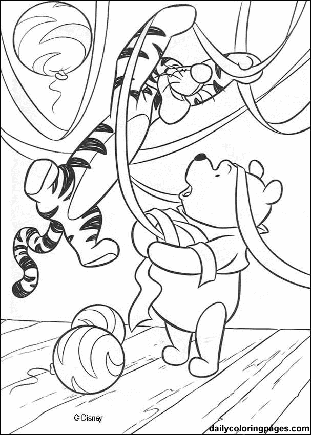 Winnie The Pooh Coloring Pages For Kids