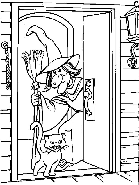 Halloween Coloring Pages | Free World Pics