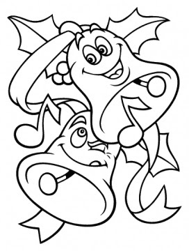 transmissionpress: Christmas Bells Coloring Pages " Hollyday Christmas