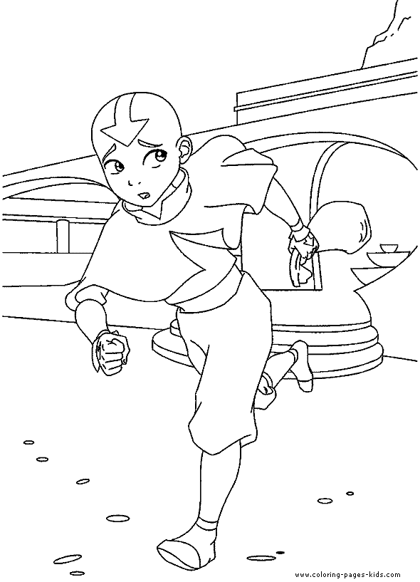 aang coloring pages - photo #25