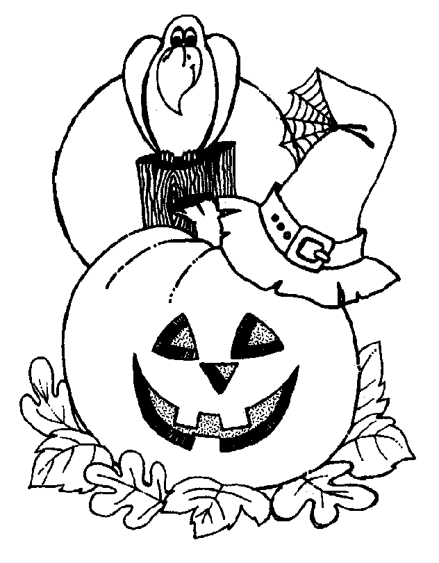 Disney Halloween Pumpkin Mickey Coloring Pages
