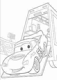 Coloring Pictures: Disney Cars : Lightning Mcqueen Coloring Pages