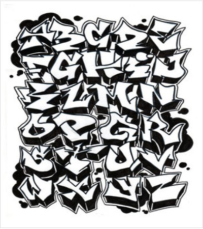 how to draw graffiti letters z. Graffiti Alphabet Style A - Z