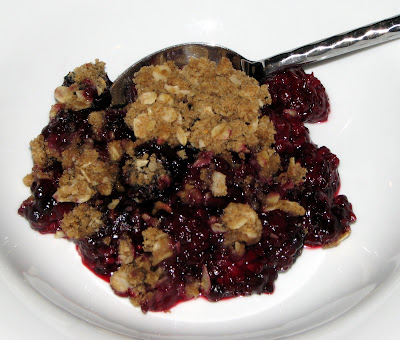 blackberry crumble