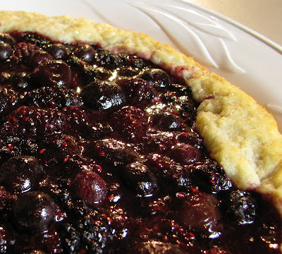 mixed berry galette