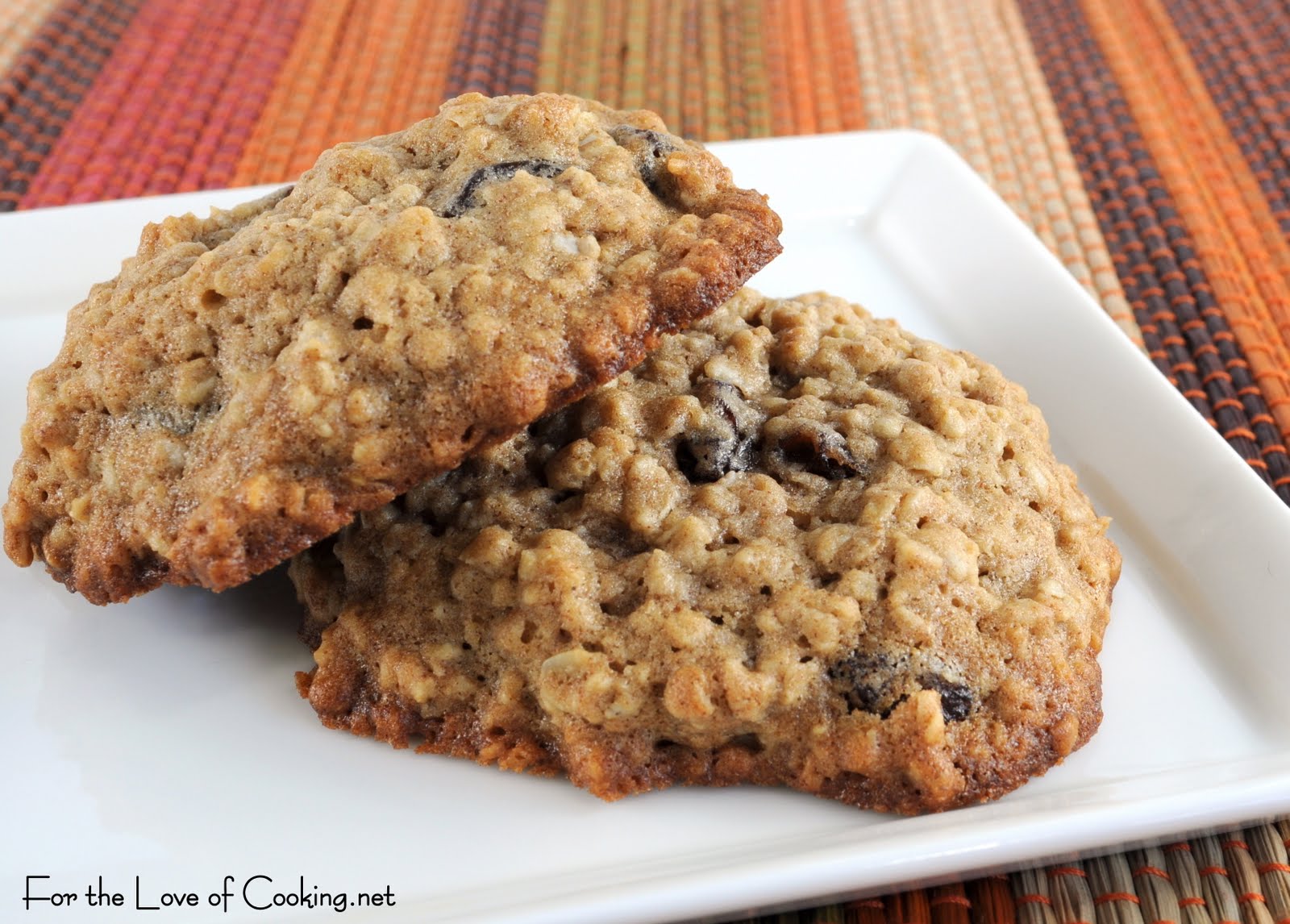 Oatmeal Raisin Cookies For the Love of Cooking