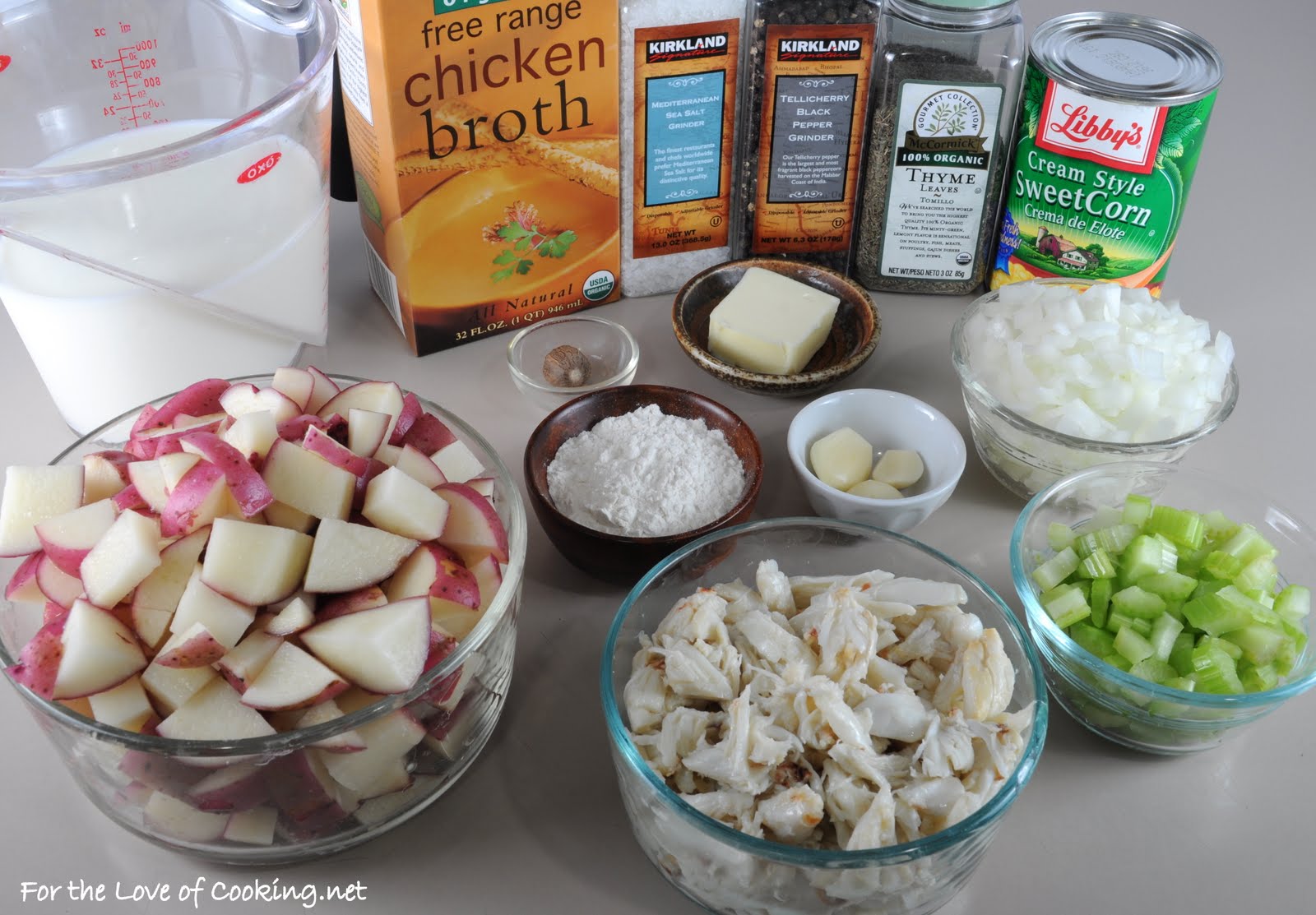 Potato Crab Chowder | For the Love of Cooking