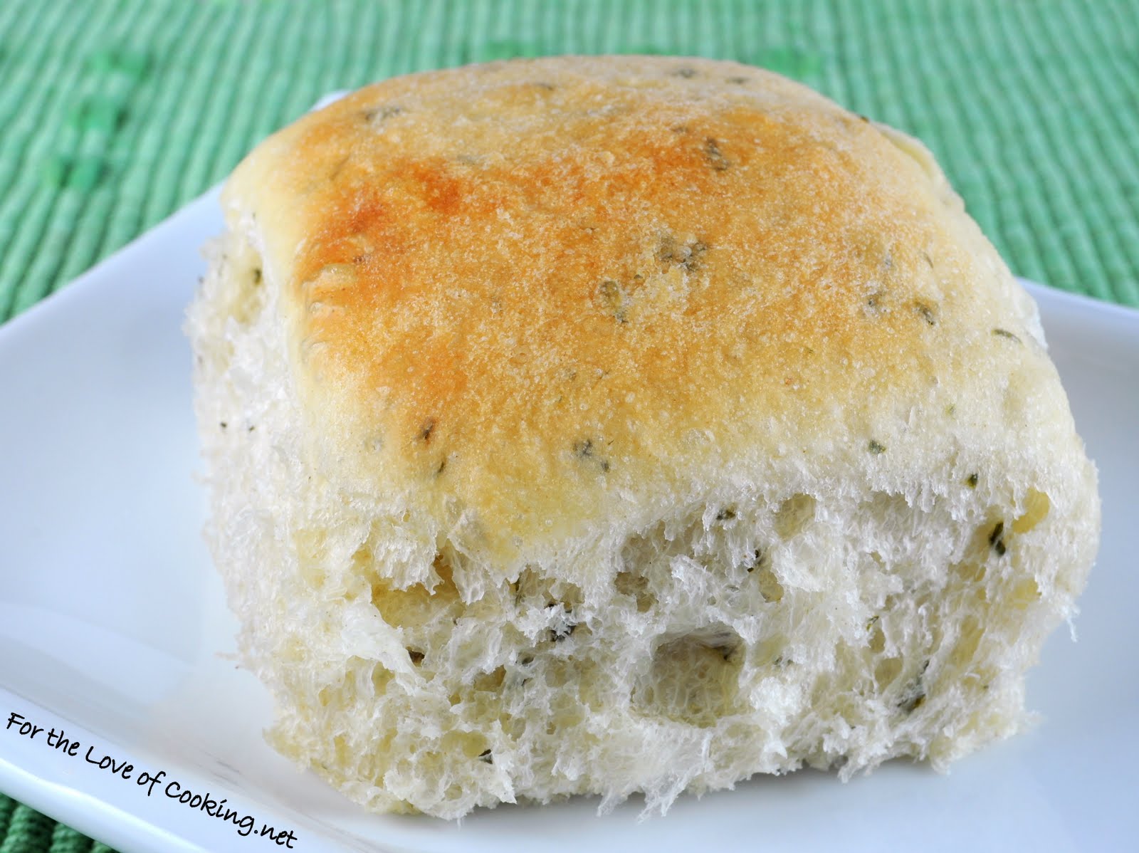 Herb Dinner Rolls For the Love of Cooking