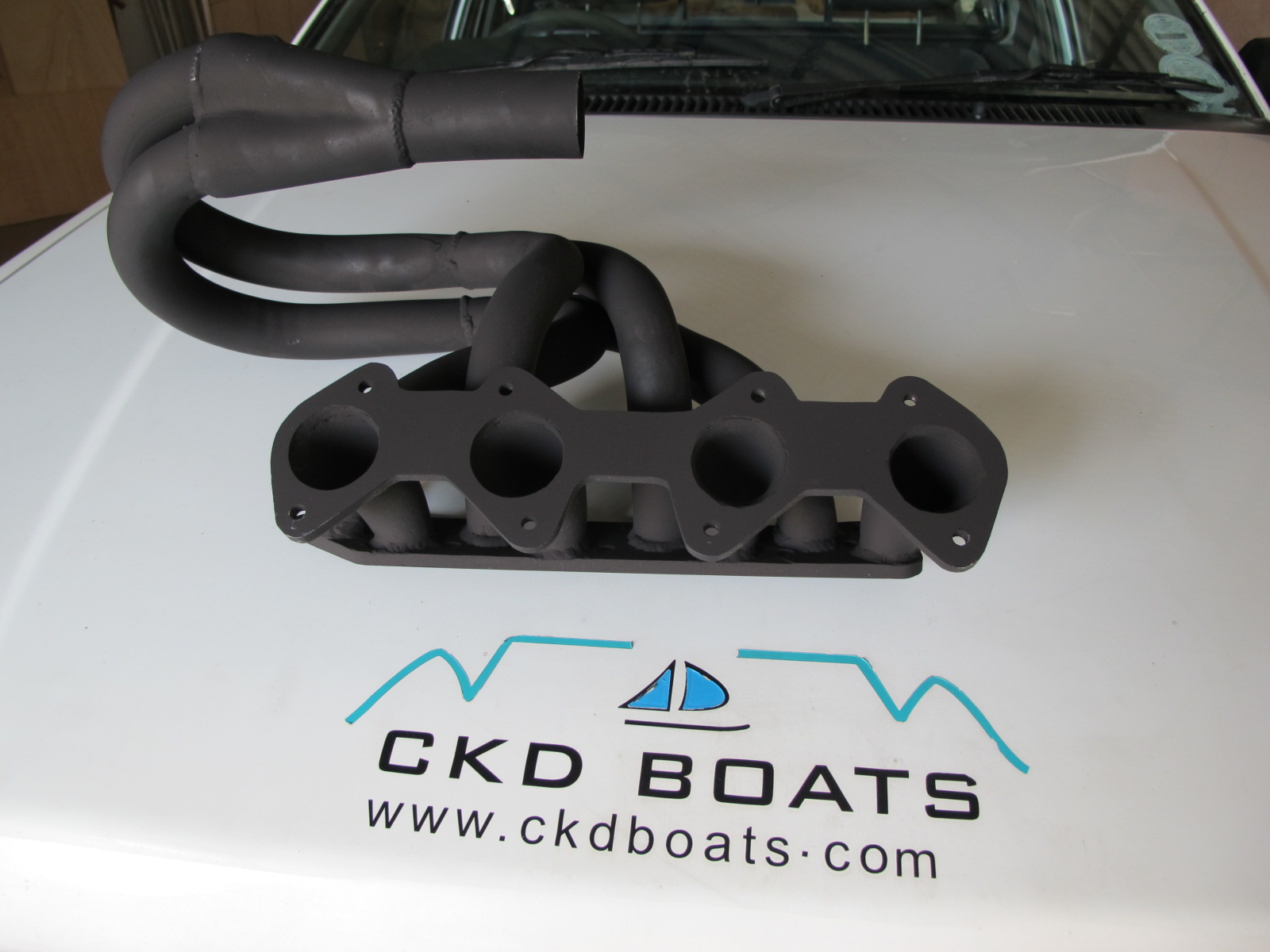 CKD Boats Roy Mc Bride Hillman Imp full race inlet and exhaust manifold