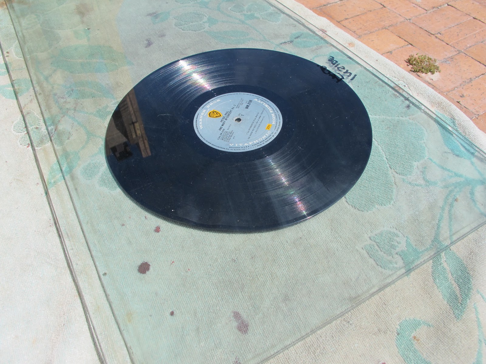 CKD Boats Roy Mc Bride How to straighten a warped or dished vinyl record