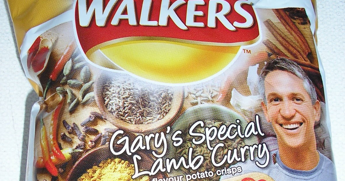 FOODSTUFF FINDS Gary's Special Lamb Curry Flavour Walkers Crisps (Sainsbury's 13/08/08)