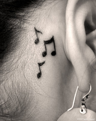 tattoos of music symbols