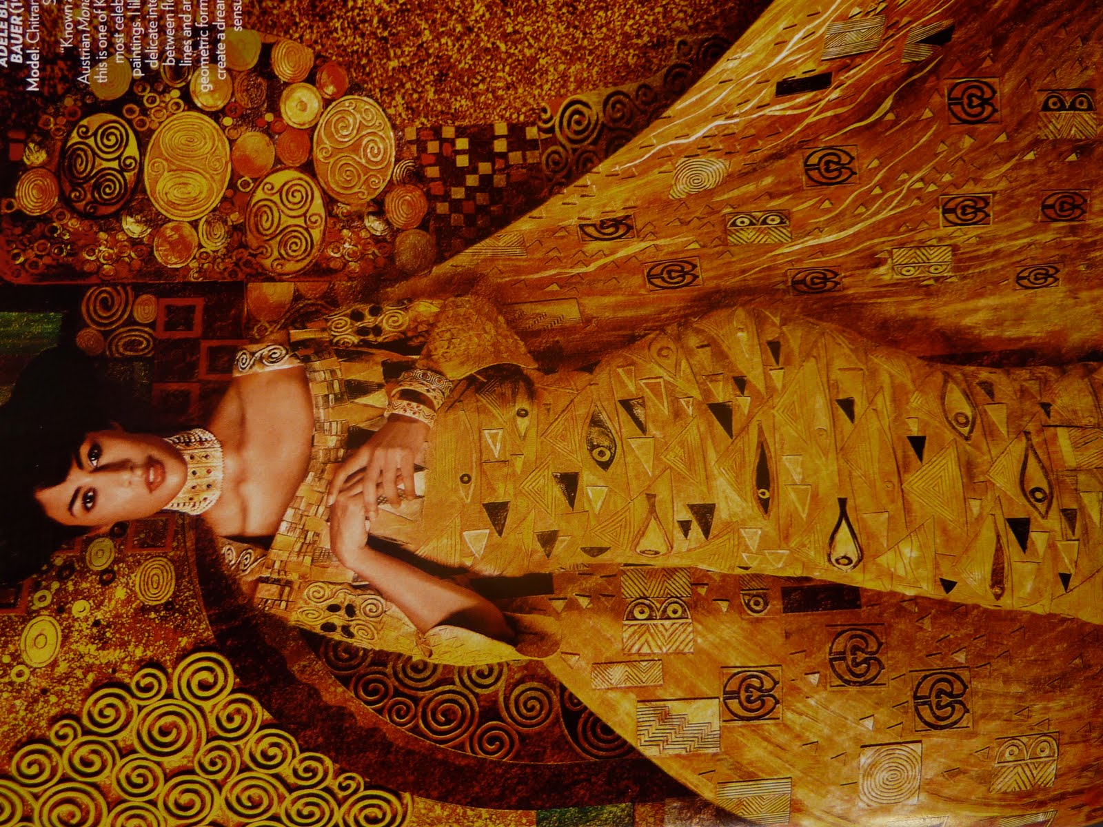 Frau In Gold Klimt