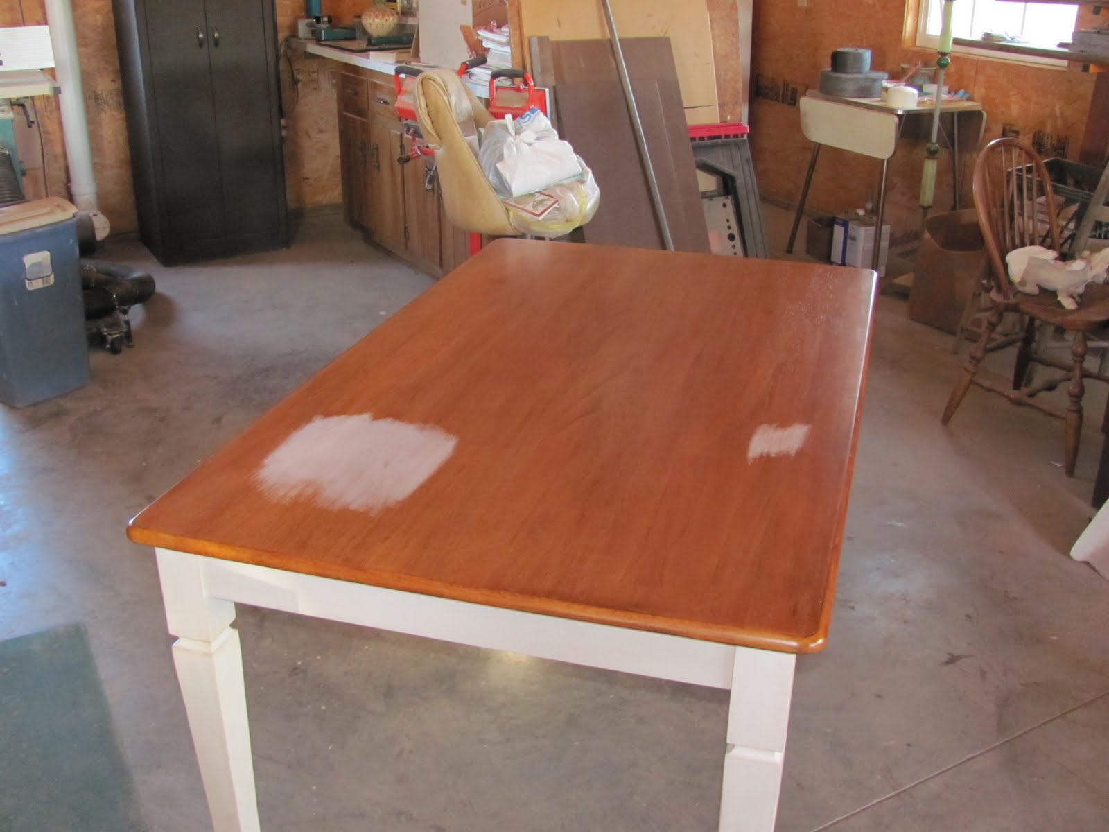 repair dining room table finish