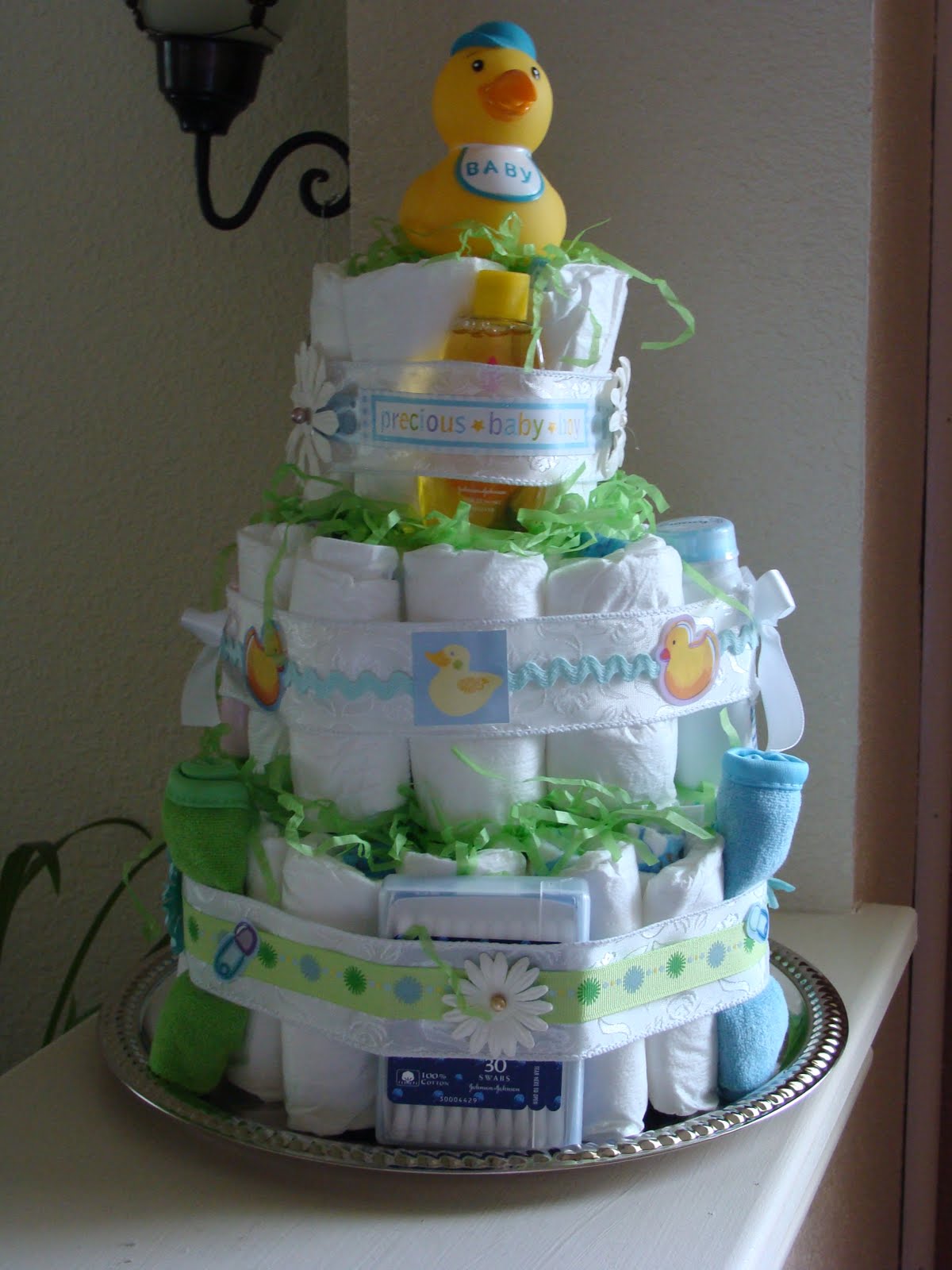 PeprzCakez **SOLD** Rubber Ducky diaper cake 35