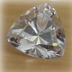 Cubic Zirconia White Color Trillion Shape AAA Quality