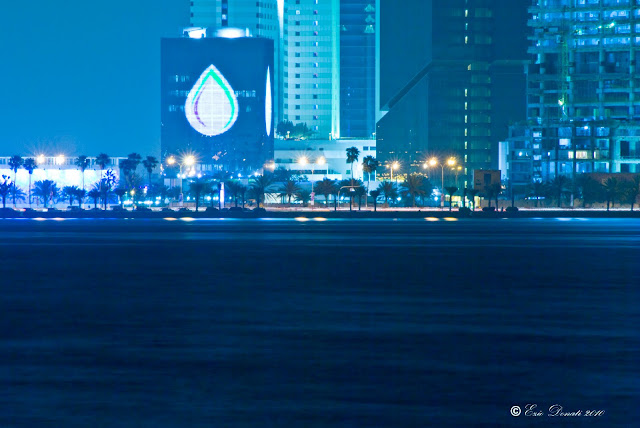Doha  by night