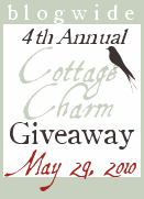 4th Annual Cottage Charm Giveaway!