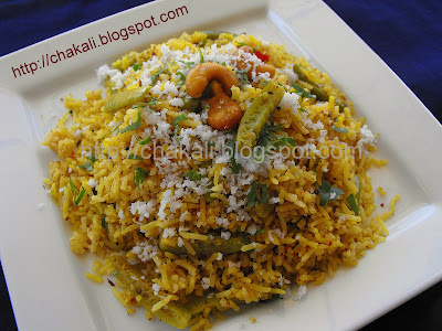 tondali bhat, tondli bhat, tondalee bhaat, ivy gourd rice, marathi recipes, ivy gourd recipes