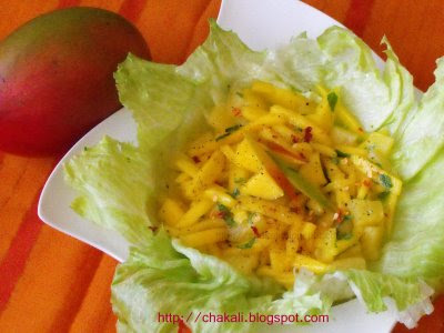 ananasache salad, pineapple raita, healthy salad recipe, fruit salad, Mango salad