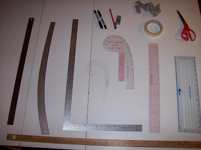 A Seamstress' Notebook: Workroom Session #1 - copying a pattern