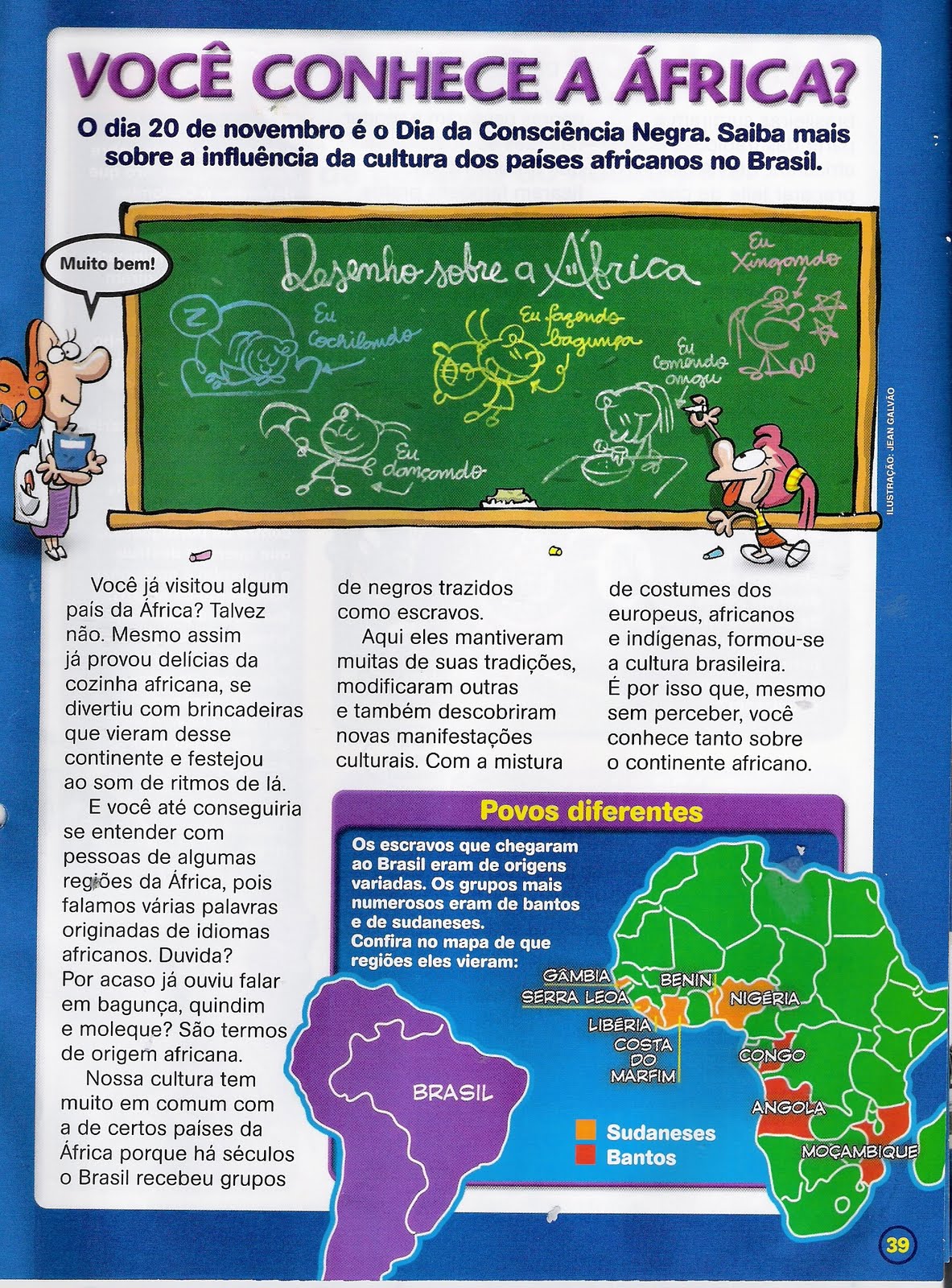 Brincadeiras de origem africana - Planos de aula - 4º ano - Geografia