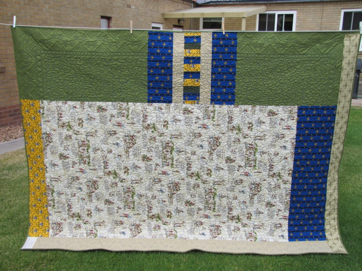 Alamosa Quilter Cub Scout Quilt Finished!