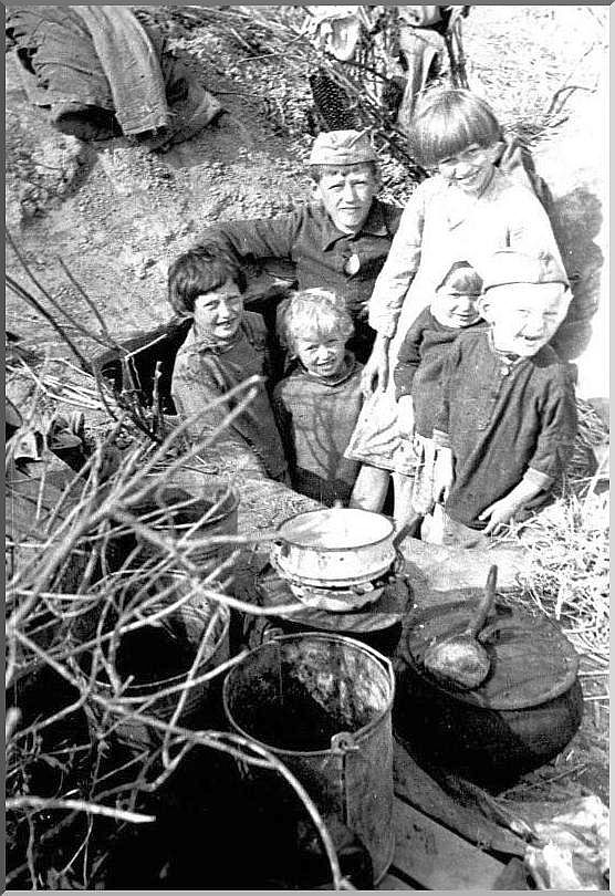 Second World War Children. Children in Kalinin.