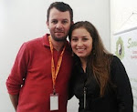 Jornalista Claudinei Moreira e eu - Rede Globo Minas