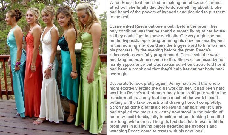 Emily's TG Captions: Jenny's ready for the prom.