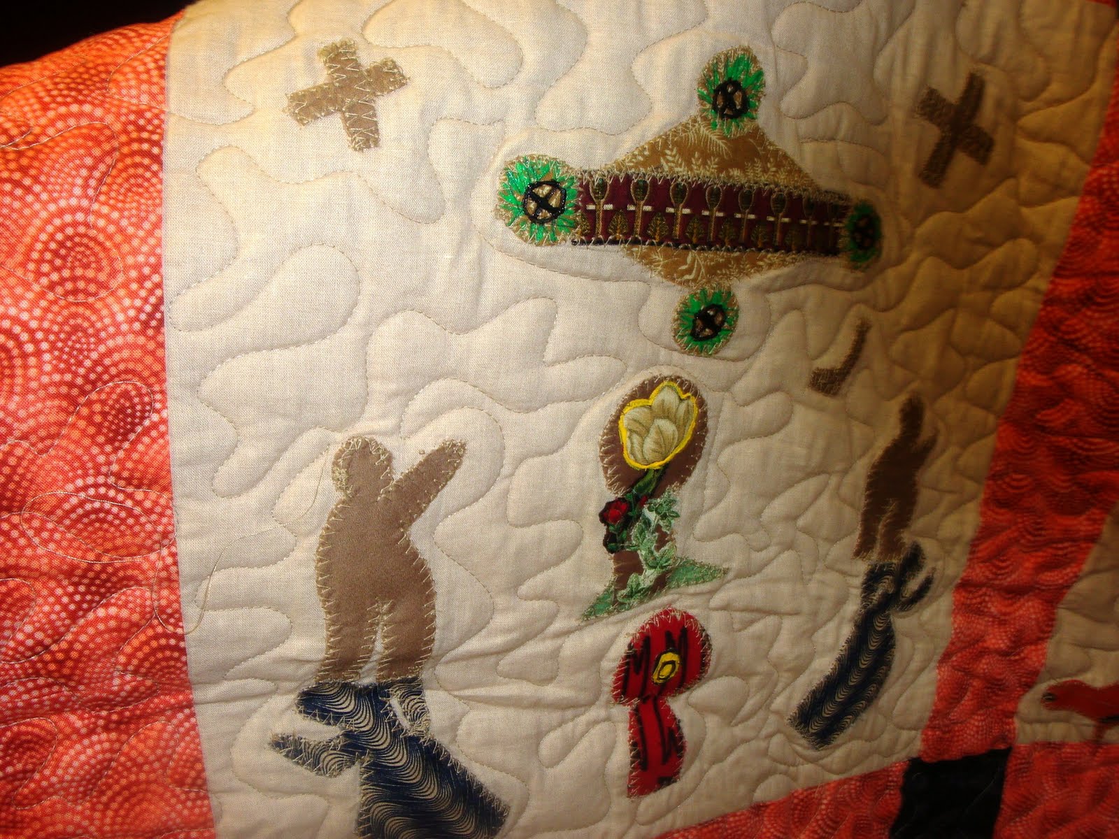 Bquiltin Studio Quilters Applique the Harriet Powers Quilt