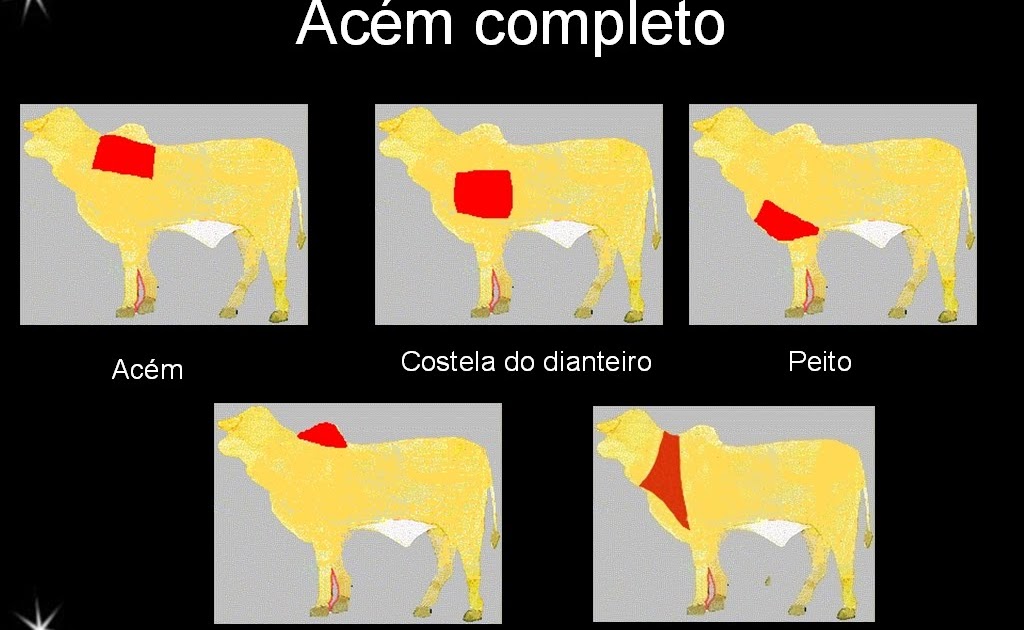 image of A carne: CORTES DO DIANTEIRO - ACÉM COMPLETO